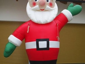 Aufblasbarer Nikolaus Weihnachtsmann