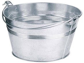 Besteckkorb - Besteckeimer verzinkt, Ø14cm