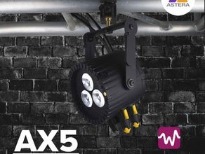 Astera AX5 -TRIPLEPAR - Outdoor- Wireless - Bluetooth - LED - Akku - RGBAW - DMX CRMX