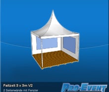 Faltzelt 3 x 3m V2