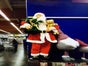 Weihnachtsbaum groß / Weihnachtsmann mieten  in Lebensgröße 180cm tanzt und singt Weihnachtsbaum grün oder weiß - Galerie - Bild 3