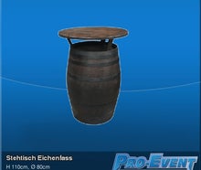 Stehtisch Eichenfass