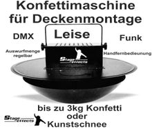Konfettimaschine - DMX  - Roof Blower -Werfer - Swirl
