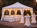 Pavillon, Partyzelt, Pagodenzelt 4 x 4 m. mit 4 Seitenteilen, mit Platz für bis zu 32 Personen - Galerie - Bild 1