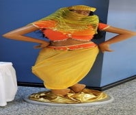 Orientalische Bauchtänzerin Figur, Bauchtanz, Tänzerin