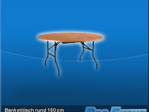 Banketttisch rund 150cm