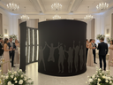XXL 4,5m Fotokabine mieten: LED Photo Booth Fotohintergrund Kabine - Galerie - Bild 1