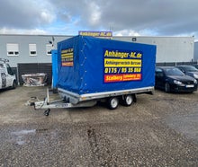 Planenanhänger / Pritschenlader geschlossen 2700 Kg
