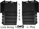 Tonanlage - Line Array IMG L-2000, Lautsprecheranlage