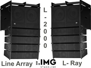 Tonanlage - Line Array IMG L-2000, Lautsprecheranlage