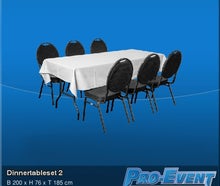 Dinnertableset 6P. gerade