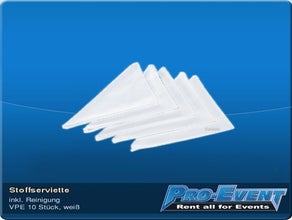 Stoffserviette (je 10 Stück)