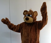 Brownie der Bär Walkact / Laufkostüm Performance