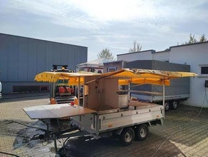 Spülmobil Plane Gelb