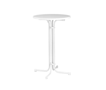 Stehtisch rund, 80cm, weiß