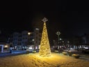 Riesen Weihnachtsbaum, Weihnachtsmarkt Dekoration, Weihnachten