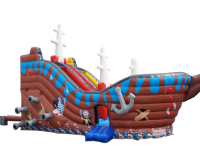 Hüpfburg mieten Berlin Piratenschiff inkl. Lieferung