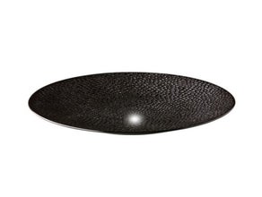 "Honeycomb" Coupe Teller 27,5 cm, Schwarz, mit Struktur, Haptik, Modern, Extravaganz, Hochwertig, Menüteller, Bowl, tiefer Teller, Suppenteller, Ambiente