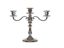 Silberleuchter 3-armig Fuß Ø 12 cm, Höhe ca. 35 cm