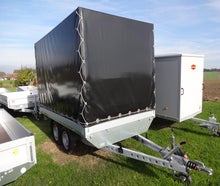 Pkw - Anhänger Hochlader mit Planenaufbau 2700kg zGG