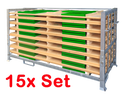 Bierzeltgarniturset 50 cm Standart Set 15x - Galerie - Bild 1