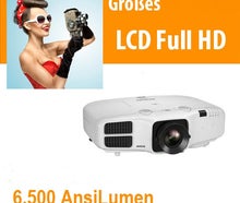 6.500 Ansi Lumen taglichttauglicher LCD Beamer WUXGA