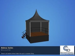 Bühne 3x3m Bühnenpodest