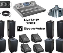 Komplette Tonanlage für Live Band Pack IV - DIGITAL -