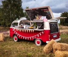 VW COCKTAIL BAR - EVENTS, Partybus, Cocktail Van, Cocktailbus, Getrankeservice in Form eines umgebauten VW Bus