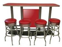 Bar - Coca Cola, USA, Bartheke, Hocker