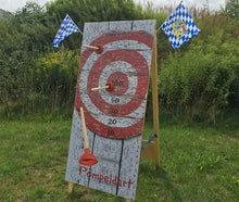 Pömpelwerfen / Wurspiel mit Pömpeln mieten