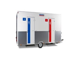 WC-Toilettenwagen: ECO WC-Trailer M für Damen & Herren