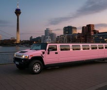 Pinke Limousine mieten