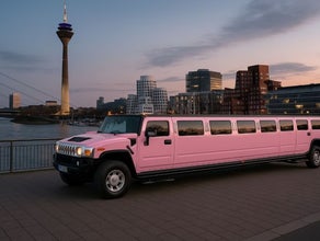 Pinke Limousine mieten