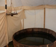 Badestube - Mittelalter Badehaus, Zuber