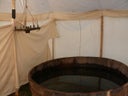 Badestube - Mittelalter Badehaus, Zuber