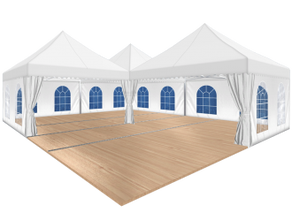 Mastertent Faltzelt 10 x 10m Festzelt Zeltverleih Zelt