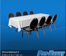 Dinnertableset 8P. gerade