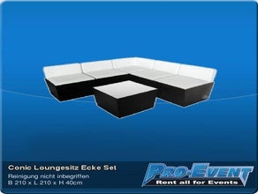 Conic Loungesitz Ecke Set