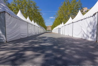 Pagode 3x3m - Festzelt - Zelt mit Boden
