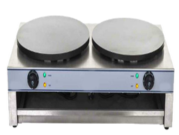 Electric Crepe Maker doppel / Crepes / Crepeplatten / Crepesmaker / Crepe-Eisen