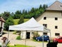 Partyzelt / Pavillion / Faltpagode 300x300 cm (335 cm hoch) weiss - hochstabiles Aluminiumprofil mit Scherenmechanik - super schnell aufgebaut - Galerie - Bild 2