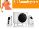 2.1 Soundsystem Lautsprecher Boxen Musik Anlage - Galerie - Bild 1