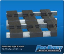 Balastierung für 6x6m (je 12 Stück)