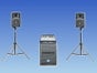 RCF Komplettsystem Aktiv inkl. CD Einspielrack und Sub - Galerie - Bild 2