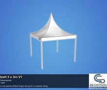 Faltzelt 3 x 3m V1 Pavillon Partyzelt ruckzuck Zelt