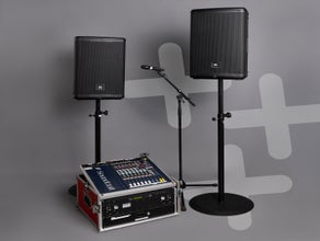 Kleine Musikanlage mieten – Partyanlage bis 60 Gäste, passt in jeden Pkw