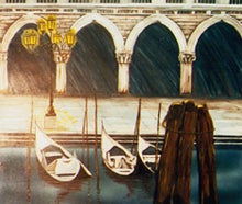 Venedig Kulisse, Venzianisch, Italien, Kanal, Boot