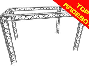 Truss Traverse 2x3m 3-punkt ALU