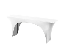 Stretchhusse für Festzelttisch weiss 70 cm